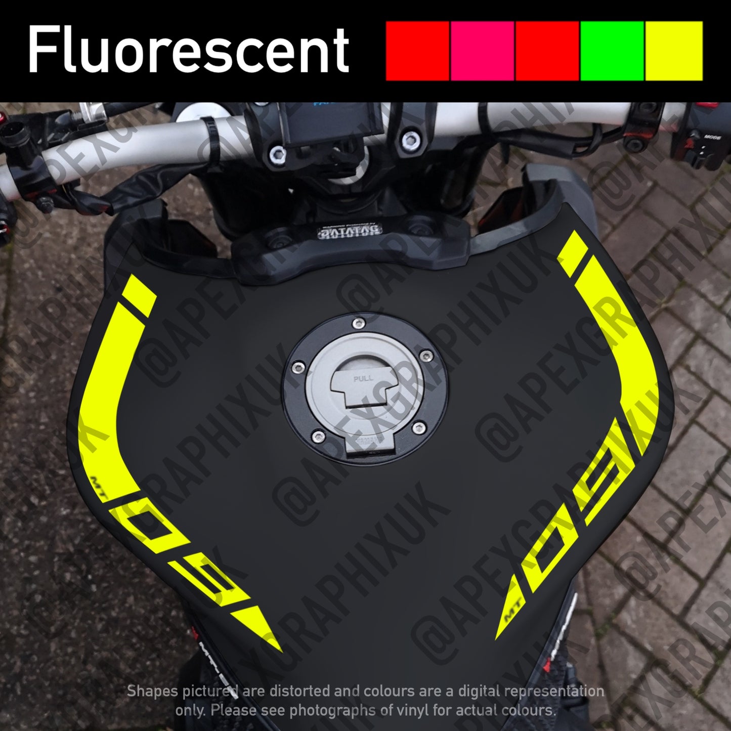 MT-09 Logo Block Stripe Decals