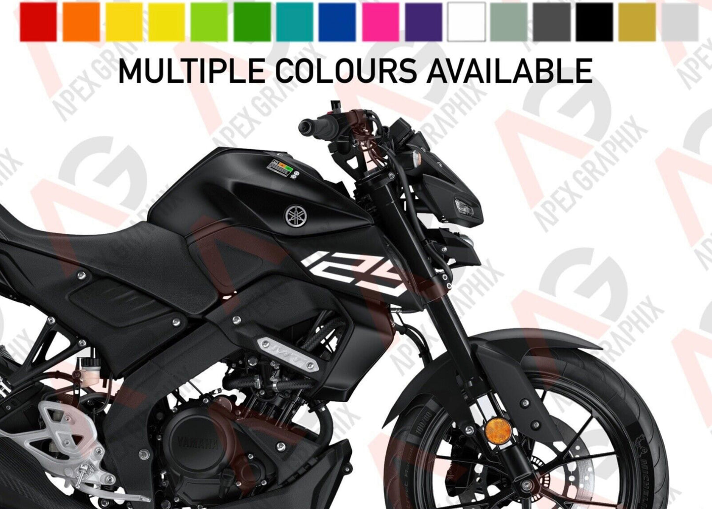 MT-125 Gen 2 Intake Decals