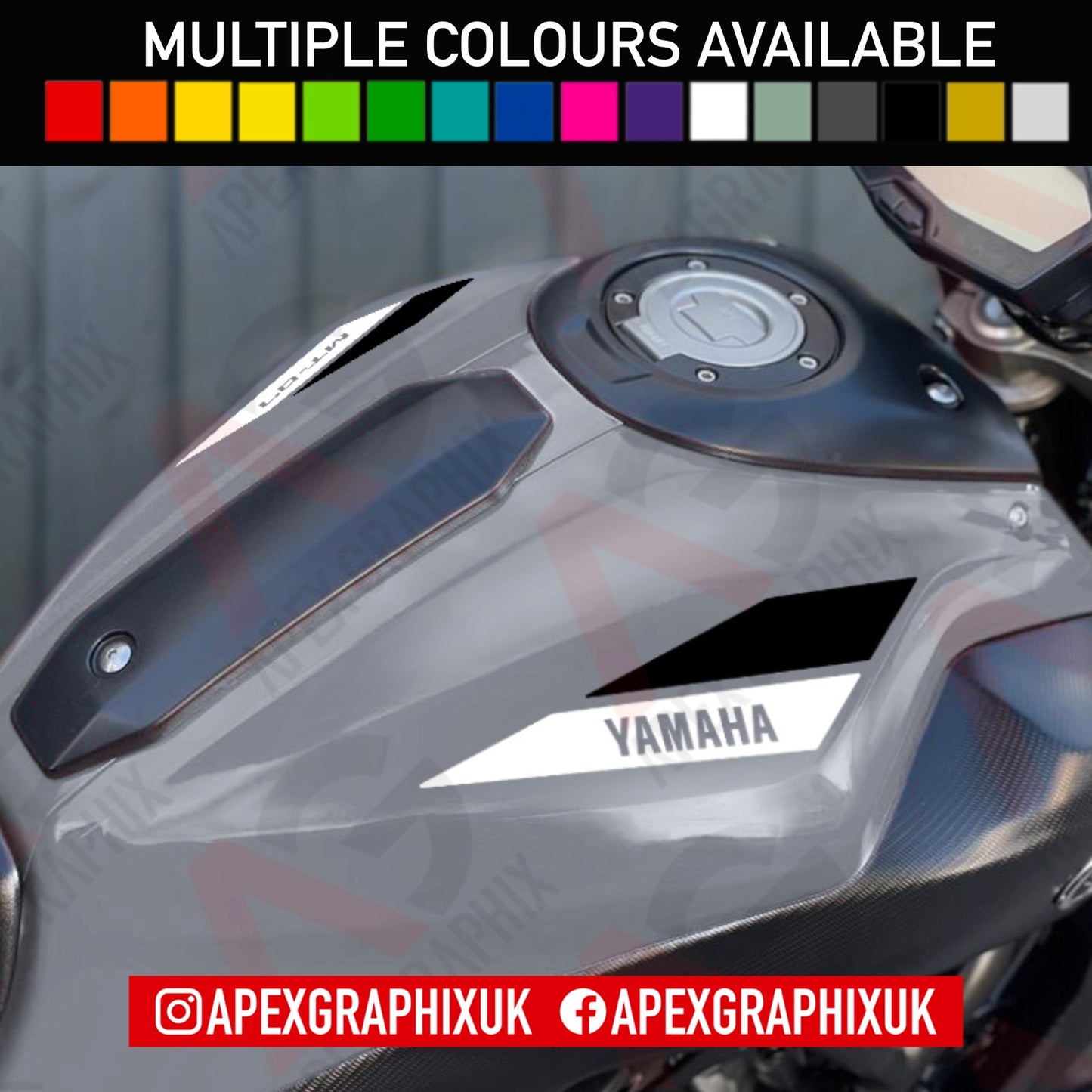 MT-07 Gen 1 Triangle Tank Decals