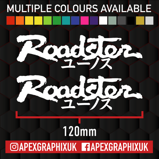 Eunos Roadster 120mm 2pc Decals