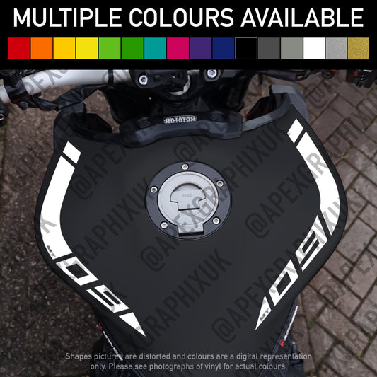 MT-09 Logo Block Stripe Decals