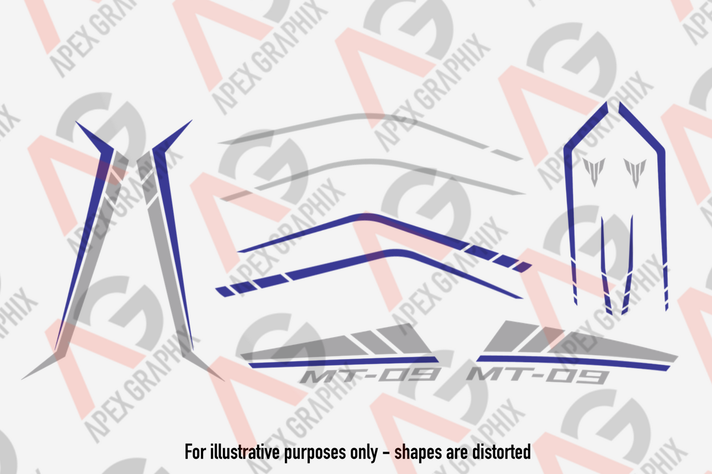 MT-09SP Accent Decal Kit