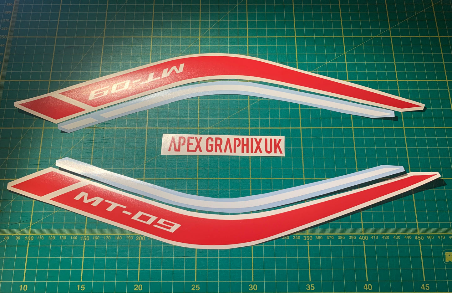 MT-09 Logo Tank Stripe Decals