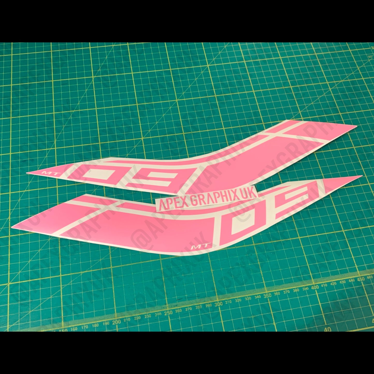 MT-09 Dual Logo Block Stripe Decals