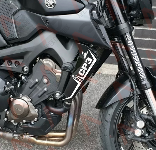 MT-09 Gen 2 CP3 847cc Radiator Guard Decals