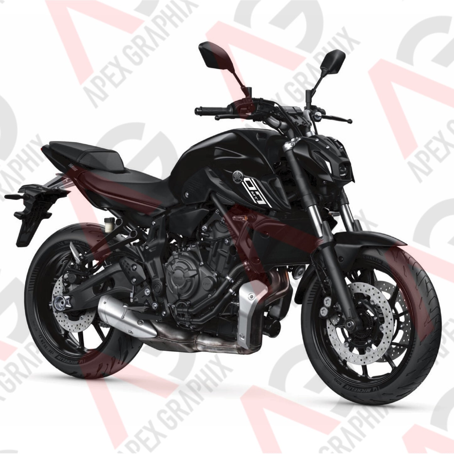 MT-07 Gen 3 Intake Decals