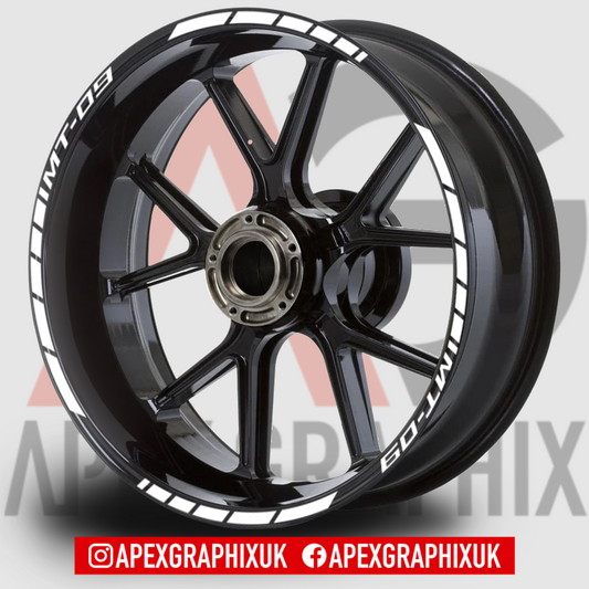 MT-09 Rim Tape Wheel Decal Set