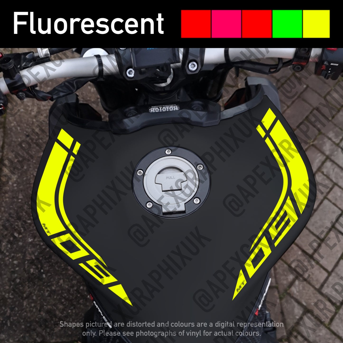 MT-09 Dual Logo Block Stripe Decals