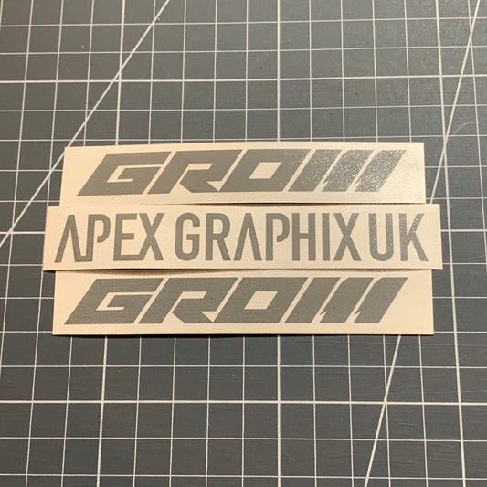 Honda MSX Grom 100mm Logo 2pc Decals