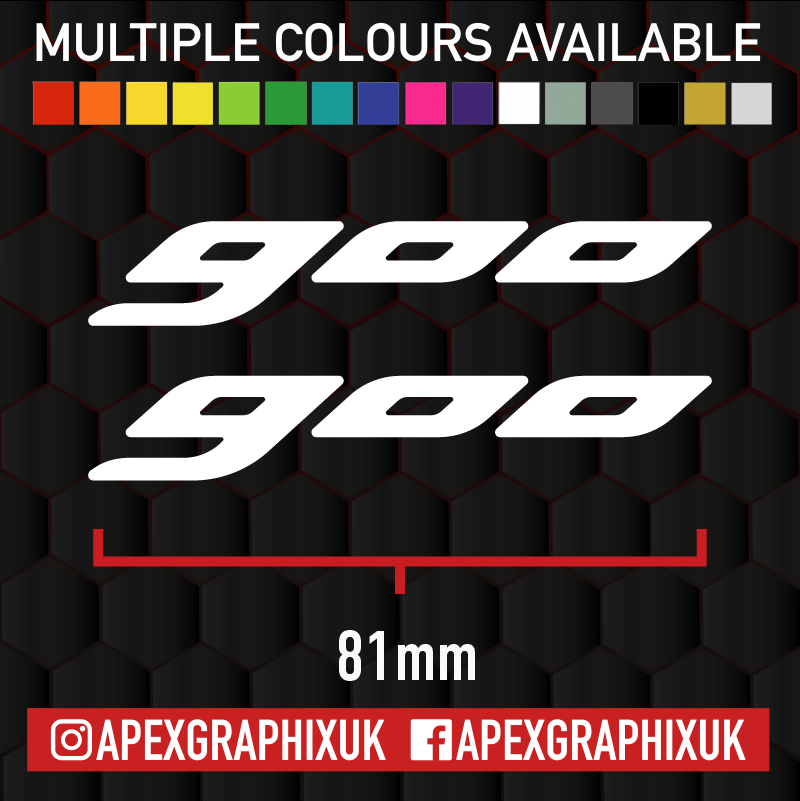 Tracer 900 81mm Logo 2pc Decals