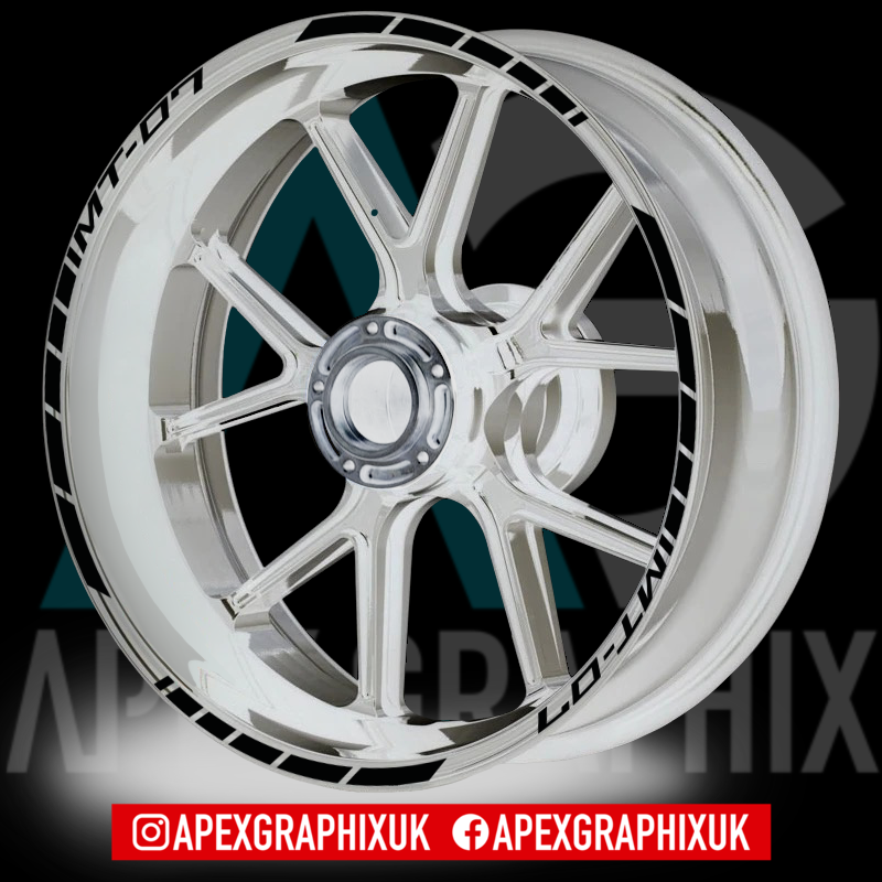 MT-07 Rim Tape Wheel Decal Set