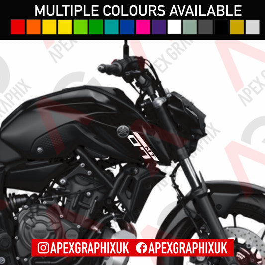 MT-07 Gen 3 Stripe Intake Decals