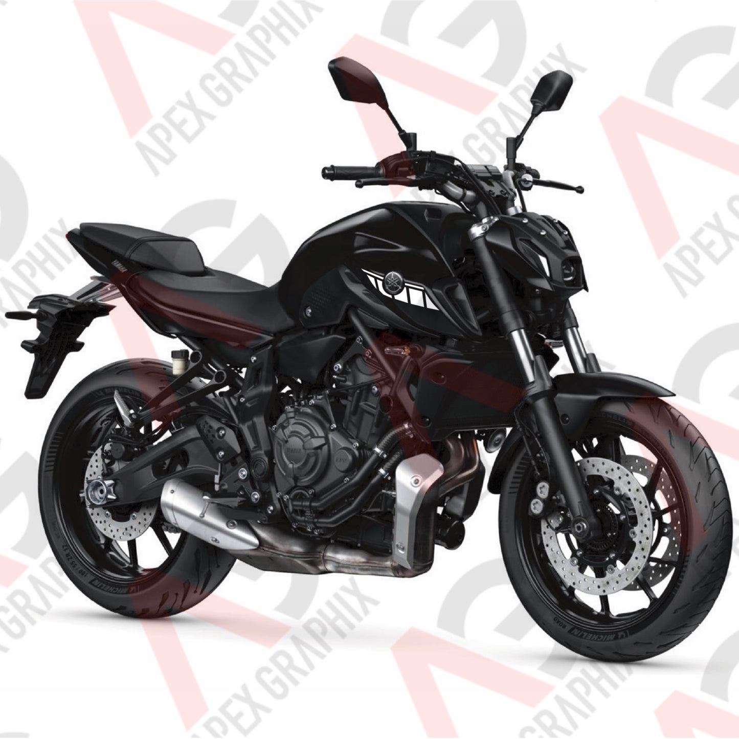 MT-07 Gen 3 Blocks Intake Decals