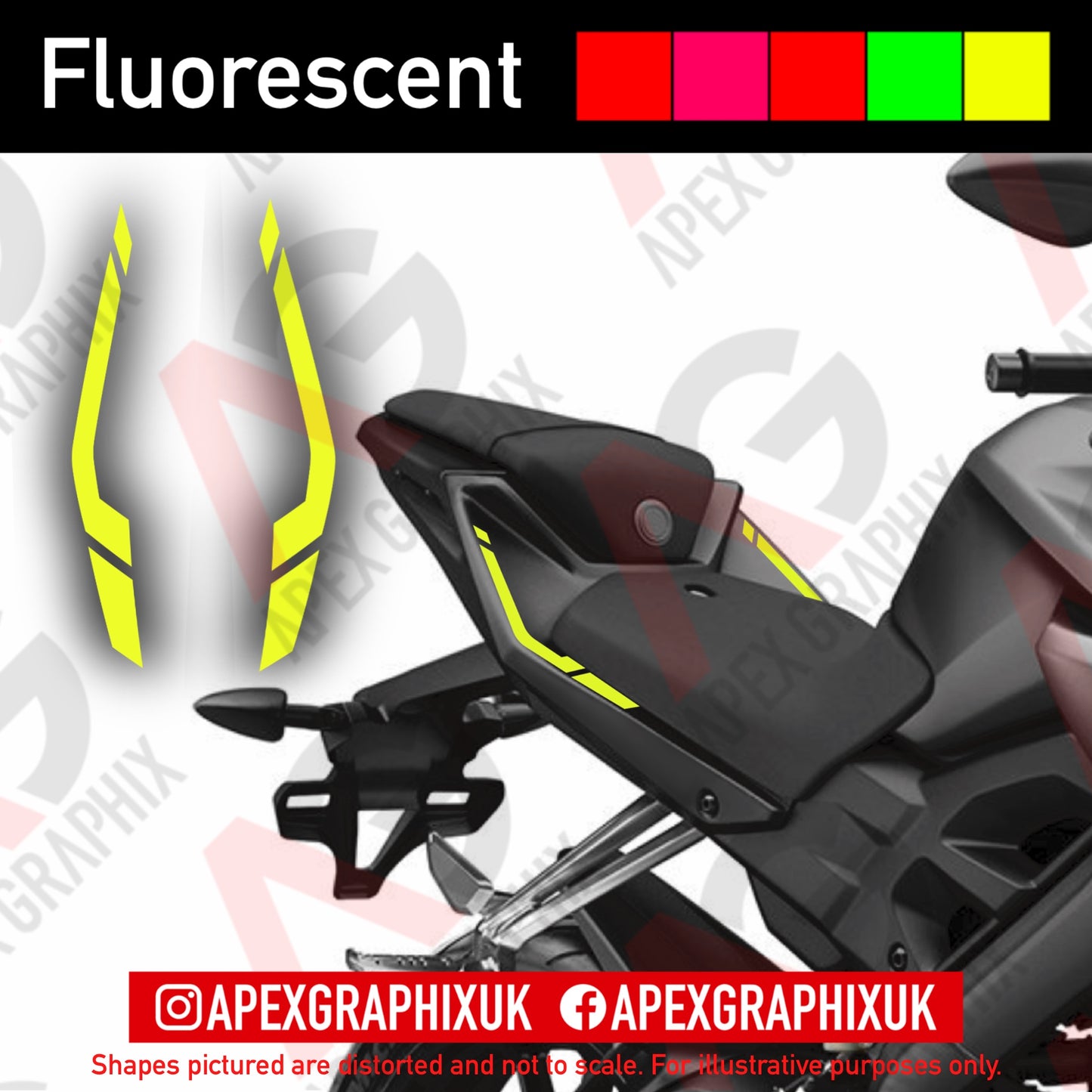 MT-125 Gen 1 Tail Rear Seat Decals