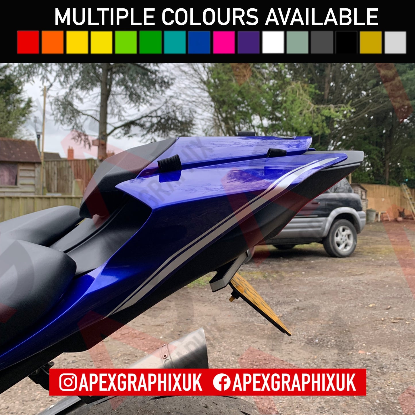 Yamaha R7 Tail Stripe Decals