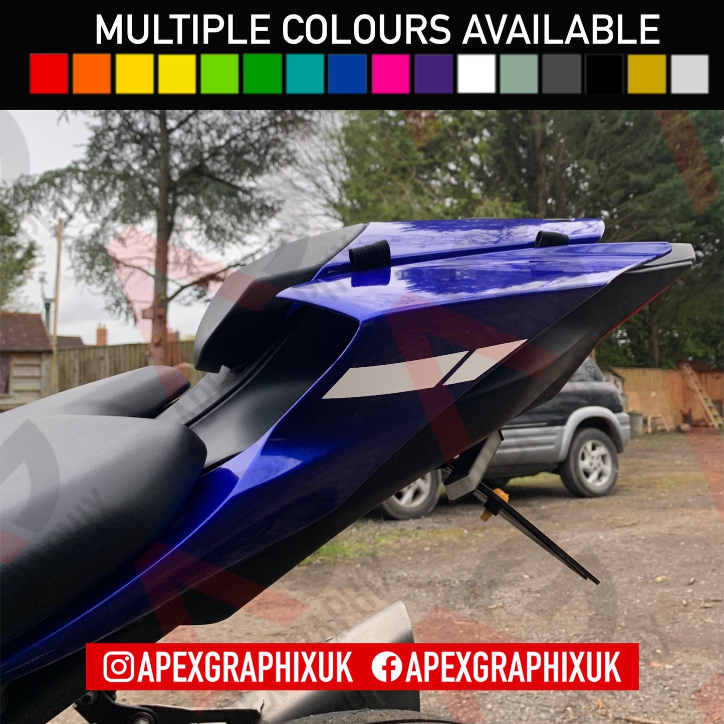Yamaha R7 Tail Strip Decals
