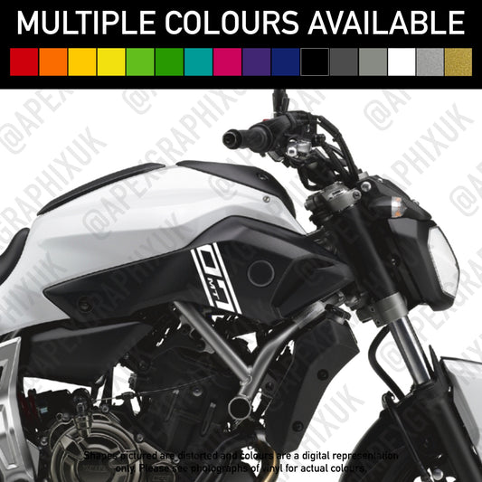 MT-07 Gen 1 Stripe Intake Decals