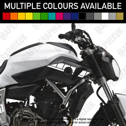 MT-07 Gen 1 Block 2pc Intake Decals