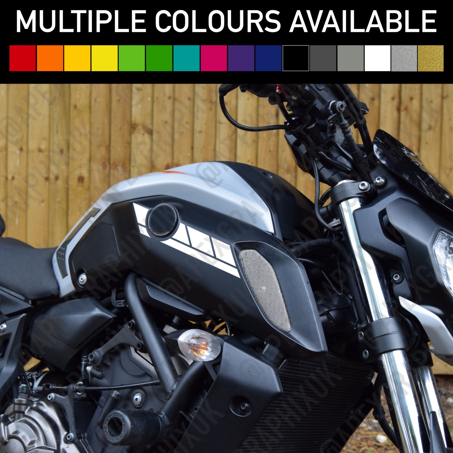 MT-07 Gen 2 Block Intake Decals