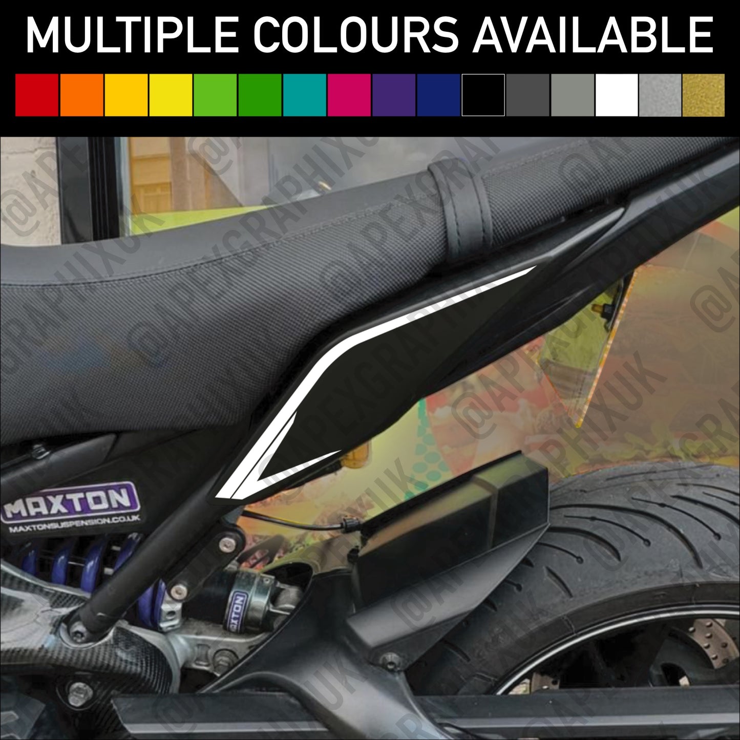 MT-09 Gen 1 Tail Stripe Decals