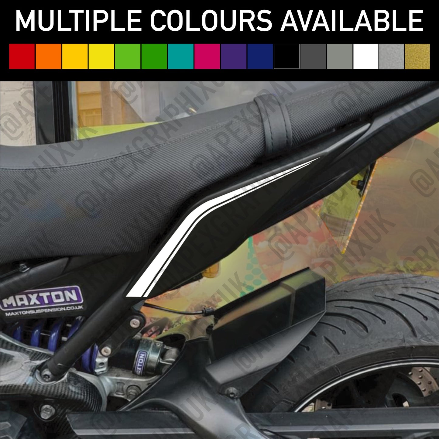 MT-09 Gen 1 Tail Stripe Decals