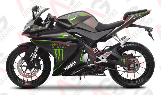 Yamaha YZF R125 2008-2018 Energy Decal Kit