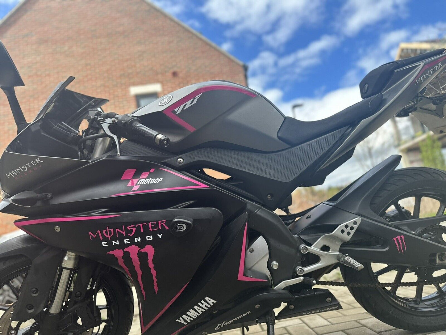 Yamaha YZF R125 2008-2018 Energy Decal Kit
